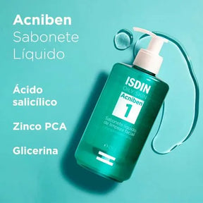 Sabonete Facial pele Oleosa ISDIN - Acniben