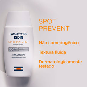 Protetor Solar Facial ISDIN Foto Ultra Spot Prevent FPS 99 50ml